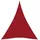 vidaXL Sonnensegel Oxford-Gewebe Dreieckig 4x5x5 m Rot