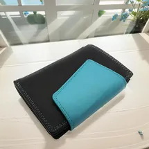 lemasi Jockey Club Geldbörse Damen schwarz blau