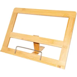 Excellent Houseware Kochbuchhalter Bambus 32 x 24 cm Braun