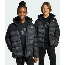 adidas Synthetic Down Allover Print Jacke Schwarz 140