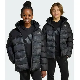 adidas Synthetic Down Allover Print Jacke Schwarz 140