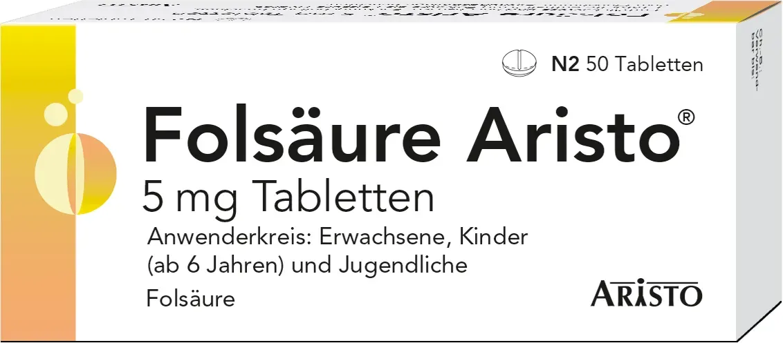 Folsäure Aristo 5mg 50 St Tabletten