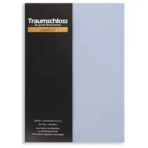 Traumschloss Spannbettlaken Jersey 140 x 200 - 160 x 200 cm blau