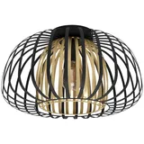 EGLO Deckenleuchte Encinitos schwarz-gold Ø 45 cm