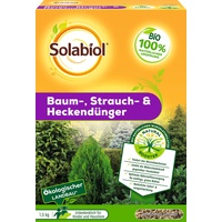 Solabiol Baum-, Strauch & Heckendünger mit Wurzelstimulator und natürlicher Sofort- und Langzeitwirkung, 1,5 kg Packung