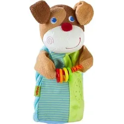 HABA 304930 Klang-Handpuppe HABA-Musikant Hund 27 cm