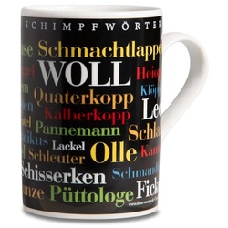 Deine Wörter Tasse Kaffeebecher Sauerländer Schimpfwörter, Porzellan