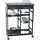 Wenko Servierwagen Bon Appetit schwarz 67,0 x 35,0 x 86,5 cm