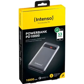 Intenso Powerbank PD10000 mAh schwarz/silber