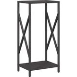 vidaXL Kaminholzregal Kaltgewalzter Stahl 34 x 25 x 70 cm Schwarz