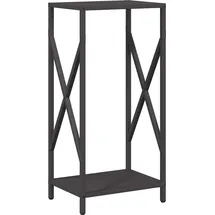 vidaXL Kaminholzregal Kaltgewalzter Stahl 34 x 25 x 70 cm Schwarz