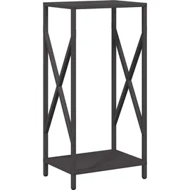 vidaXL Kaminholzregal Kaltgewalzter Stahl 34 x 25 x 70 cm Schwarz