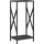 vidaXL Kaminholzregal Kaltgewalzter Stahl 34 x 25 x 70 cm Schwarz
