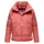 Navahoo leichte Damen Steppjacke kurze Übergangsjacke oversized mit Fledermausärmeln Luftzauber 14 Rouge Gr. M - M