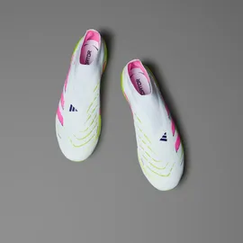 adidas Predator Elite Ll FG - Cloud White / Lucid Pink / Lucid Lemon - 44 2/3
