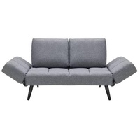 Schlafsofa 'Aurelia', dunkelgrau, Webstoff