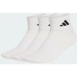 adidas Thin&Light Sportswear Knöchelsocken 3er Pack Weiß 43-45