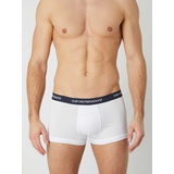 Giorgio Armani EMPORIO ARMANI Herren Boxershorts - Basic Pants, Cotton Stretch Weiß L
