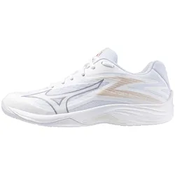 Mizuno THUNDER BLADE Z - Damen Volleyballschuh - White/Aleutian/Cloud Pink - 7