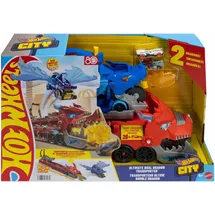 Hot Wheels City Ultimativer 2-in-1 Drachen Transporter