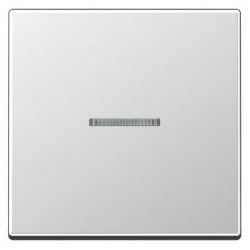 JUNG HOME Taster 1fach, aluminium