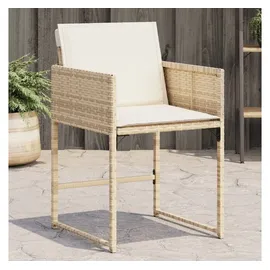 vidaXL Gartenstuhl 55 x 54 x 27 cm beige 4 St.