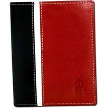 Drachenleder Herren Geldbörse schwarz