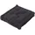 Homescapes Bodenkissen 50 x 50 cm Schwarz