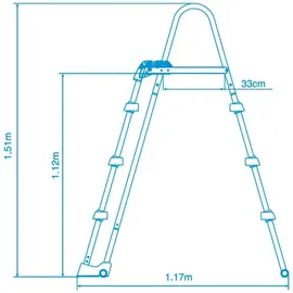Intex Poolleiter 107 cm 28075