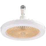 Deckenventilator Mit Licht Und Fernbedienung, Intelligenter Deckenventilator Mit Licht, Ventilator Mit Beleuchtung, Stufenlos Dimmbares Licht, Flacher Deckenventilator, Ventilator Mit E27-led-lampe