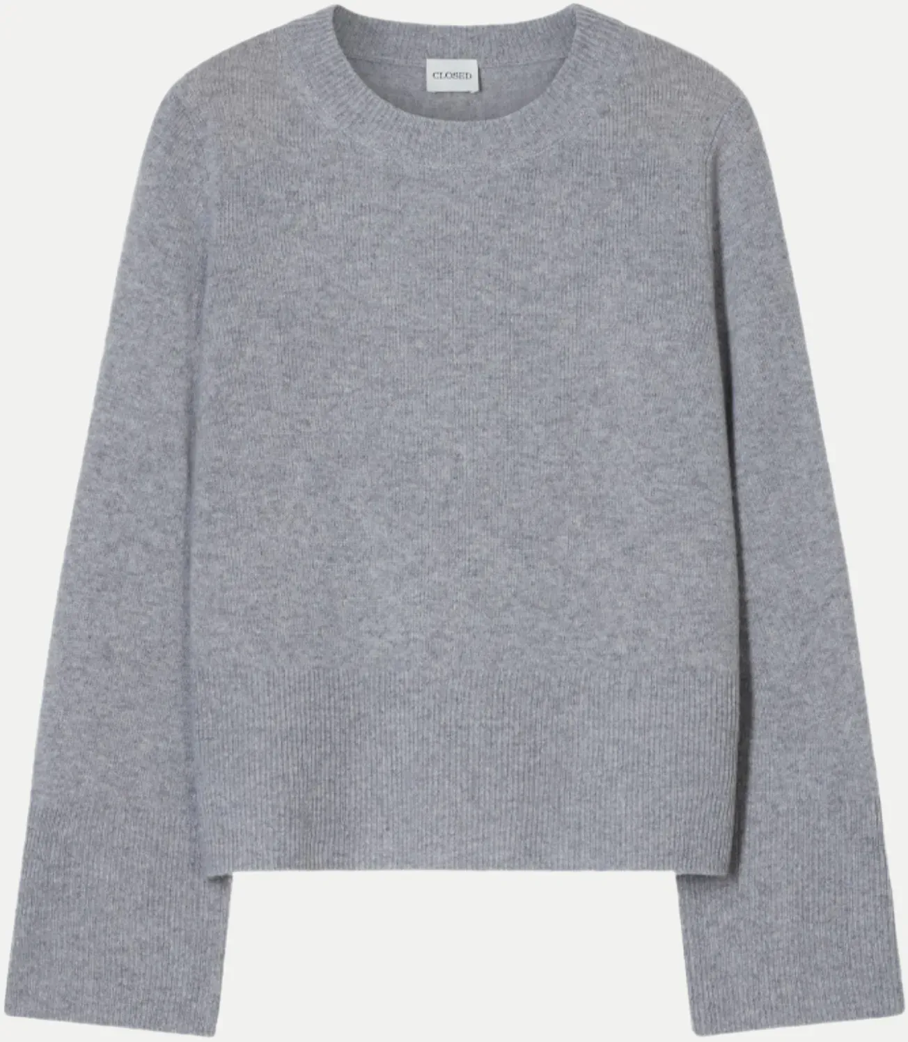 Regular-Fit Strickpullover Grau M