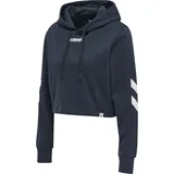 hummel hmlLEGACY Cropped Hoodie Damen blue nights S