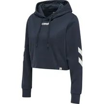 hummel hmlLEGACY Cropped Hoodie Damen blue nights S