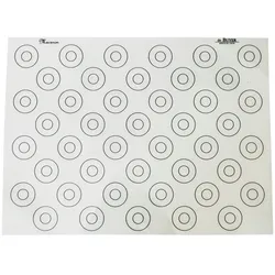 DE BUYER Macarons-Matte aus Silikon Rechteck 40x30 cm