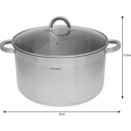 Klausberg Kochtopf 32 cm rund