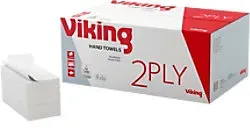 Viking Falthandtücher V-falz Weiß 2-lagig 25 x 23 cm 3750 Blatt