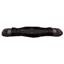 BR Lammfellkurzgurt Dressurgurt 65 cm Schwarz/Schwarz