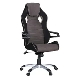 KADIMA DESIGN Chefsessel LIRI, ergonomisch, Synchronmechanik, Stoffbezug, bis 120 kg, mit Aufbauanleitung