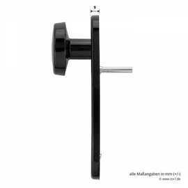 Hörmann Feuerschutz-Wechselgarnitur Typ D110 PZ Kurzschild Polyamid schwarz