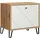 trendteam Touch 63 x 56 x 40 cm Eiche/Weiß Sitzbank mit Soft-Close / weiß