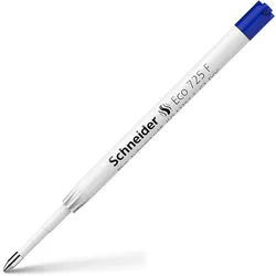 Schneider Schreibgeräte Eco 725, Blau, Fein, Weiß, Edelstahl, G2, Kugelschreiber