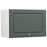 Vicco Badschrank Fame-Line Grün-Gold Landhaus/Weiß 60 x 40 cm Flach,