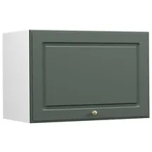 Vicco Badschrank Fame-Line Grün-Gold Landhaus/Weiß 60 x 40 cm Flach,