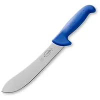 F.Dick F. DICK Blockmesser, ErgoGrip (Hackmesser mit Klinge 21 cm, X55CrMo14 Stahl, nichtrostend, 56° HRC) 82385211, Blau,silber