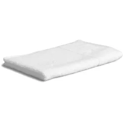 Gästehandtuch MÖVE "Bamboo Luxe", weiß (snow), B:30cm L:50cm, Walkfrottier, Obermaterial: 60% Baumwolle, 40% Viskose, Handtücher (Packung), besonders weich & voluminös