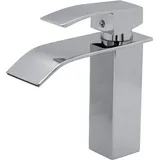 Clanmacy Wasserhahn Bad Waschbecken Badarmatur Mischbatterie Wasserhahn Wasserfall