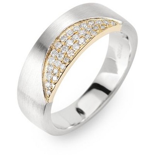 PLATINITY Pavé-Ring 33 Brillanten zus. ca. 0,18ct Platin 950/Gold 750