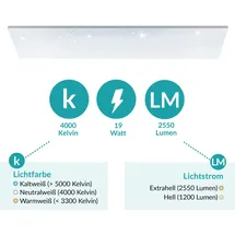 EGLO LED Deckenleuchte Calemar-S weiß 99,2 x 24,2 cm mit Kristalleffekt