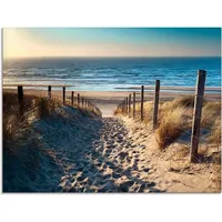 ARTland Artland, Weg zum Nordseestrand Sonnenuntergang Strand, (1 St.),