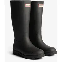 Gummistiefel HUNTER "UNISEX DOWNPOUR TALL INSULATED BOOT", Damen, Gr. 42, schwarz, Synthetik, Schuhe Gummistiefel, wasserdichte Winterschuhe, Snowboots, gefüttert